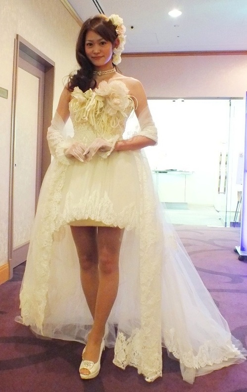 mini WEDDING DRESS 2way sposaOSAKA.JPG