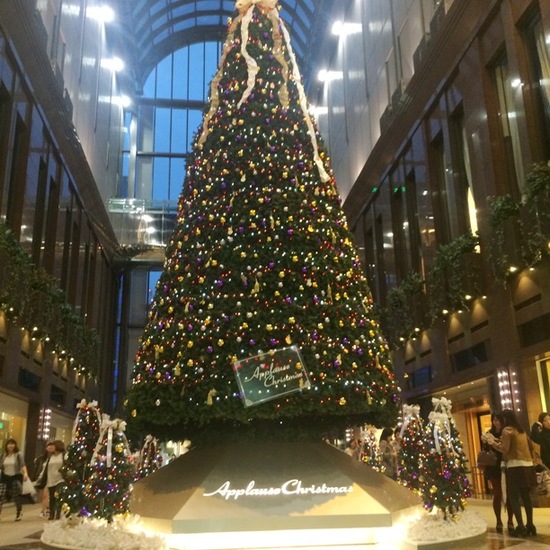 クリスマスツリー フォト阪急ガレリア.JPG