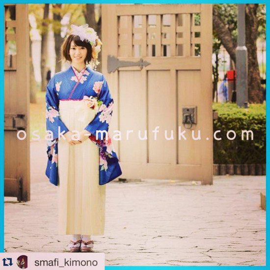 豊中 卒業式 袴　着付け.jpg