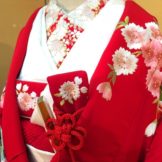 色打掛 衿 桜小物 大阪.JPG