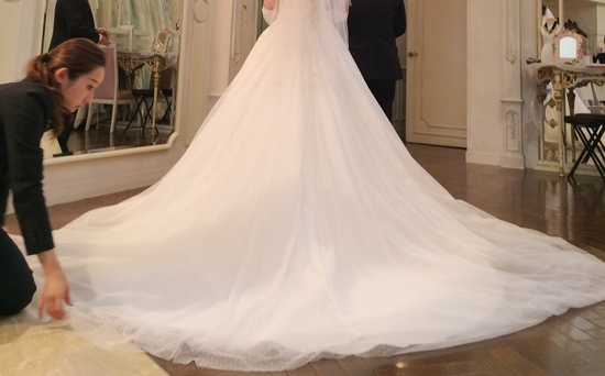 ラトリエマリアージュ ウェディングトレーン.JPG