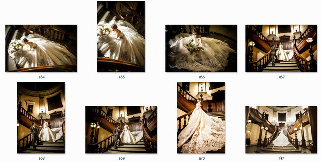 ウェディング前撮り中之島 図書館階段 (3).jpg