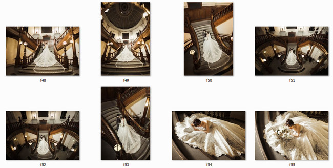 ウェディング前撮り中之島 図書館階段 (4).jpg