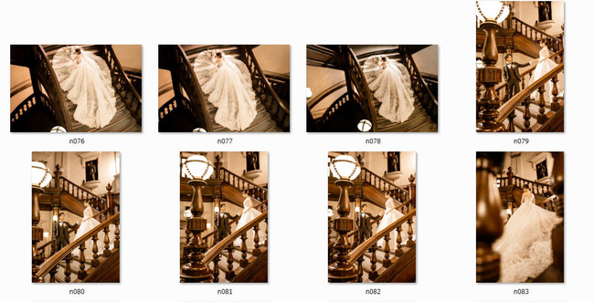 ウェディング前撮り中之島 図書館階段 (9).jpg