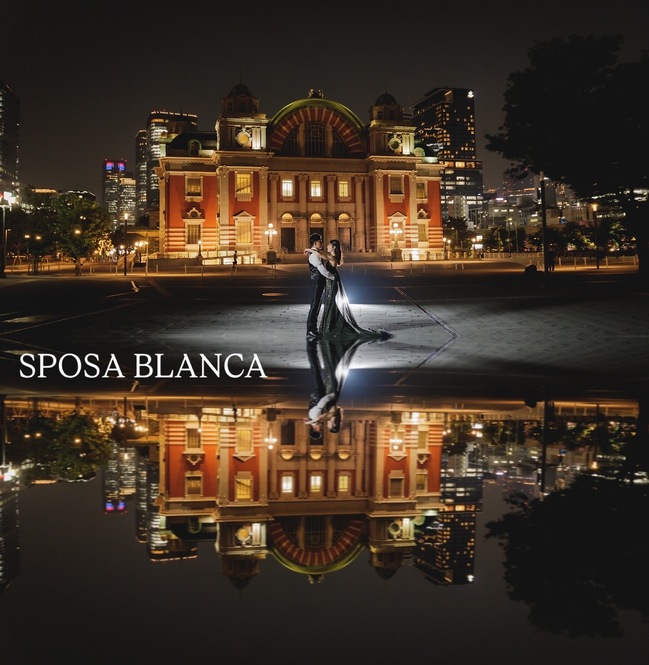 中之島前撮り 中央公会堂フォトウェディング夜.jpg