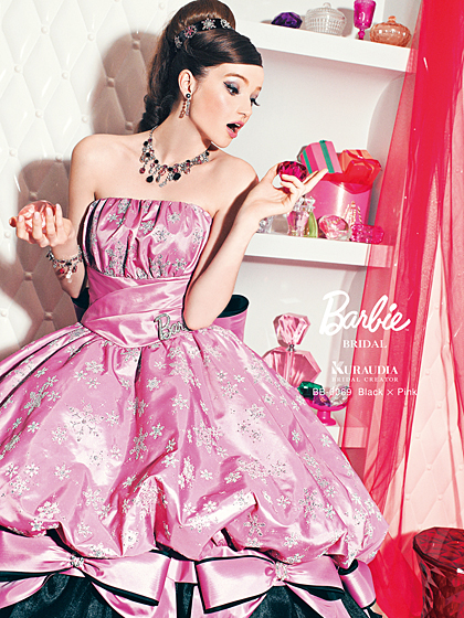 ピンク Barbie バービー カクテルドレス - カラードレス | レンタル