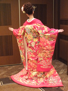 色打掛　相良刺繍（さがらししゅう）