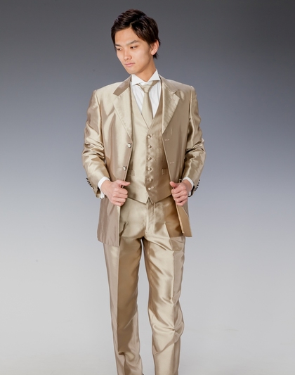 シャンパンカラー タキシード（ヴィンテージゴールド）