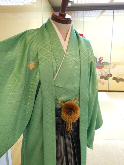 紋付羽織袴 男子成人式等 大阪 丸福