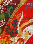 色打掛 佐賀錦 総絵羽 熨斗目 鳳凰  大阪 丸福衣裳店