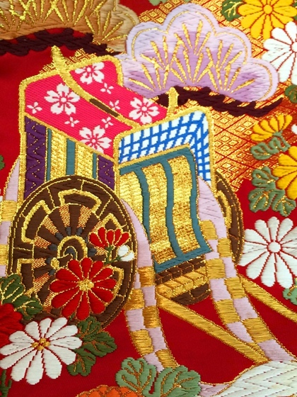 色打掛 レンタル大阪 人気の真紅 赤地