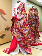 色打掛 レンタル大阪 人気の真紅 赤地