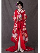 和装 前撮り 色打掛 大阪 北摂 丸福衣裳店