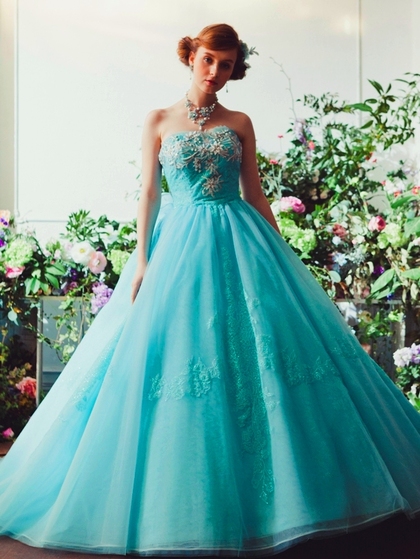 水色カラードレス LEGGENDA SPOSE レジェンダ スポーゼ - カラードレス  