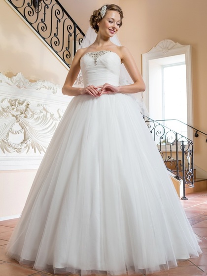 チュールプリンセス ウェディングドレス