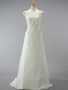 ナチュラル ウェディングドレス（アメリカンスリーブ）