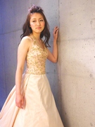 インポートドレス ニュアンスピンク カラードレス