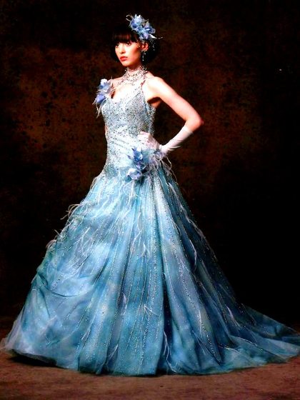 カラードレス ブルービーズ