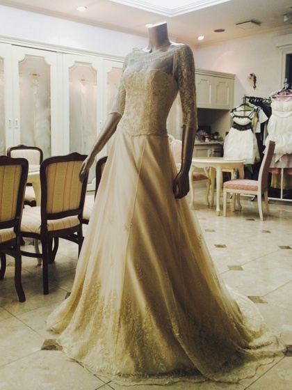 イタリア生まれのウェディングドレス （インポートドレス  