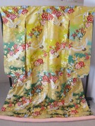 色打掛 黄色＆緑 