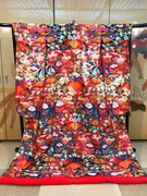 色打掛 唐織 能装束 大阪丸福  KARAORI UCHIKAKE