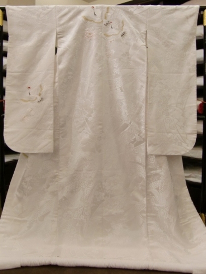 白無垢 夫婦鶴 金ふき