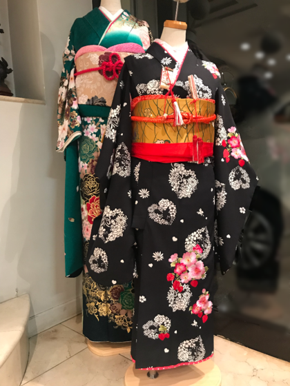 十三参りのレンタル着物 スポサブランカの本店大阪 丸福衣裳店（阪急豊中）☆１３まいり・十三詣り