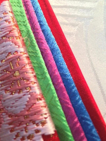 色打掛 赤地 八重がさね