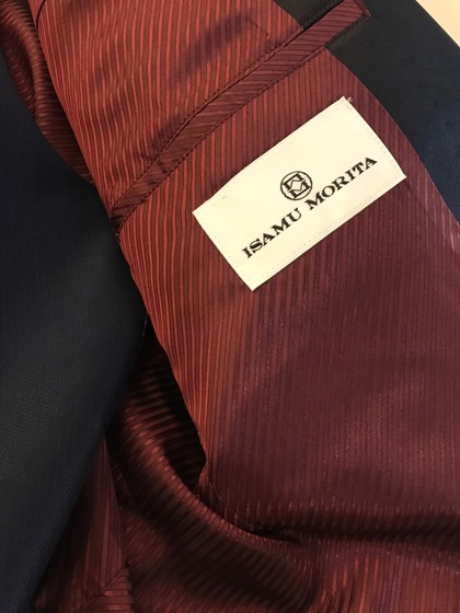 タキシード ネイビー×ホワイト ISAMU MORITA（イサムモリタ）