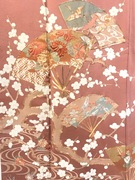 色留袖 手描き 刺繍