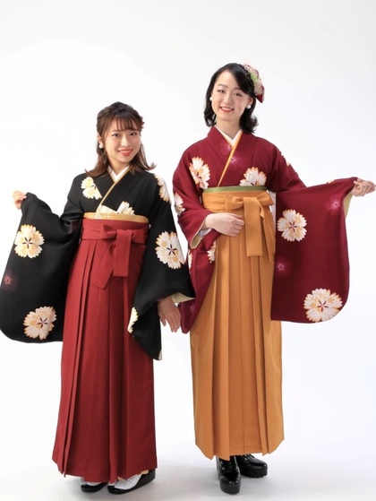 卒業式 袴 レンタル着物 写真撮影 大阪 丸福衣裳店 阪急豊中駅