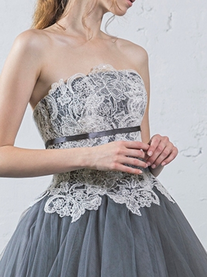 新作カラードレス ジルスチュアート Gray