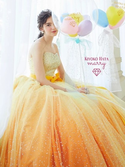 KIYOKO HATA × marry(キヨコハタ×マリー)イエローのグラデーション