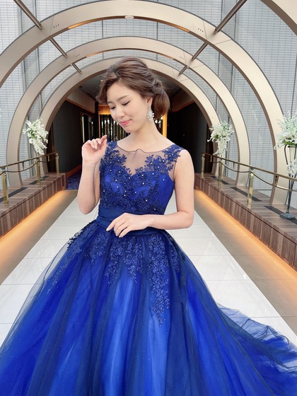 カラードレス ネイビーブルー Felice 