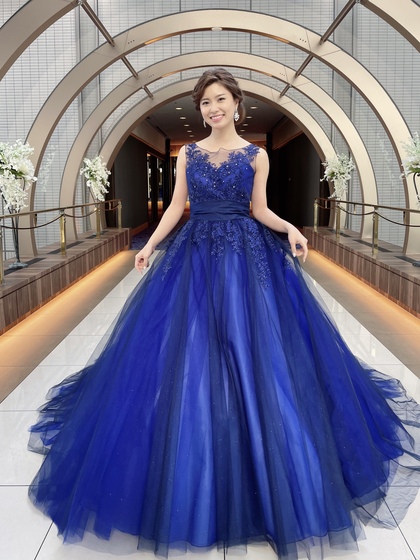 カラードレス ネイビーブルー Felice 