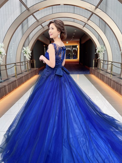 カラードレス ネイビーブルー Felice 