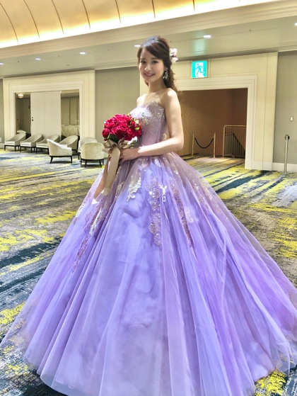 カラードレスLulu felice(ルル・フェリーチェ)パープル 