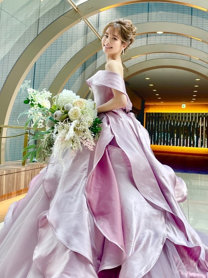 キヨコハタ カラードレス ピンク KH-0503