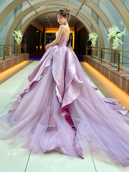 キヨコハタ カラードレス ピンク KH-0503