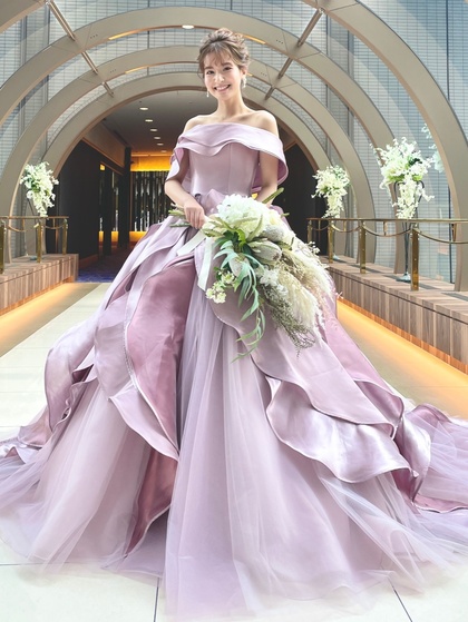 キヨコハタ カラードレス ピンク KH-0503