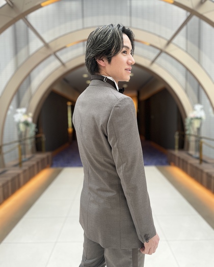 ゼニアブラウンダブルタキシード