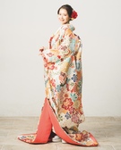 色打掛白地カラフル