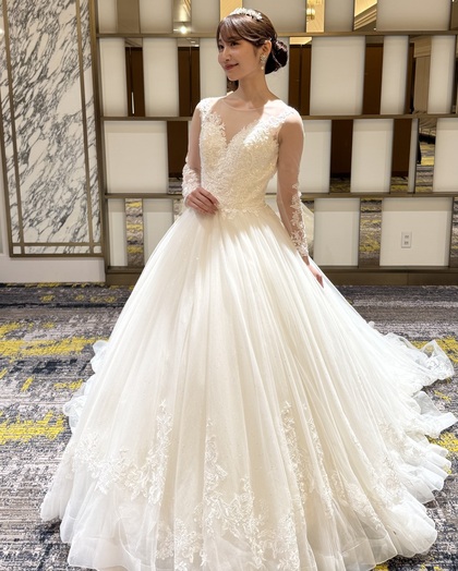 ISAMUMORITA　長袖ウェディングドレス